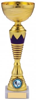 10InchGOLD AND PURPLE TROPHY