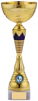 12.5InchGOLD AND PURPLE TROPHY