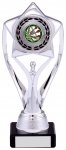 8"SILVER PINK TROPHY
