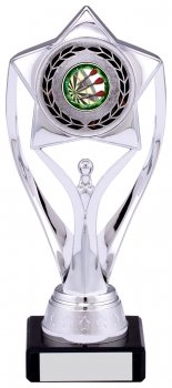 8InchSILVER PINK TROPHY