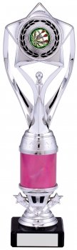 11.5InchSILVER PINK TROPHY