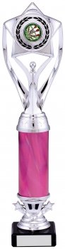 13.5InchSILVER PINK TROPHY