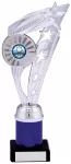10"SILVER BLUE HOLDER TROPHY