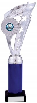 12inchSILVER  BLUE HOLDER TROPHY