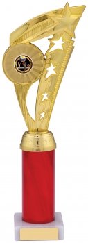 12inch GOLD AND RED HOLDER TROPHY