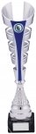 15.75" SILVER AND BLUE TROPHY