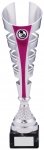 14.5" SILVER AND PINK TROPHY