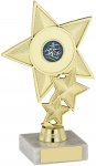 6" STAR TROPHY HOLDER TROPHY