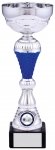 9.75"SILVER BLUE TROPHY T/158