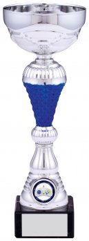 9.75InchSILVER BLUE TROPHY T/158