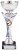 8.25" SILVER WITH BLUE STRIPE