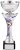 9.75" SILVER WITH BLUE STRIPE TROPHY