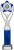 12" SILVER/BLUE TUBE TROPHY S136B