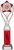 12" SILVER/RED TUBE TROPHY S136B