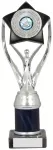10" SILVER/BLACK TUBE TROPHY S136B