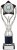 10" SILVER/BLACK TUBE TROPHY S136B