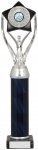 14" SILVER/BLACK TUBE TROPHY S136B