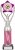 12" SILVER/PINK TUBE TROPHY S136B