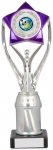 10" SILVER/PURPLE TUBE TROPHY S136B