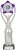 11" SILVER/PURPLE TUBE TROPHY S136B