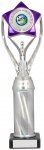 12" SILVER/PURPLE TUBE TROPHY S136B