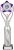 12" SILVER/PURPLE TUBE TROPHY S136B