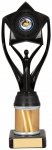 10" BLACK/GOLD TUBE TROPHY S134B
