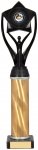 14" BLACK/GOLD TUBE TROPHY S134B