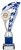 10.25" SILVER/BLUE TUBE TROPHY S136B