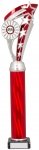 16.25" SILVER/RED TUBE TROPHY S136B