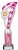 11.25" SILVER/PINK TROPHY S136B