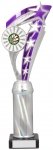 12.25" SILVER/PURPLE TROPHY S136B