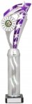 14.25" SILVER/PURPLE TROPHY S136B