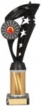 11.25" BLACK/GOLD SAIL TROPHY S134B