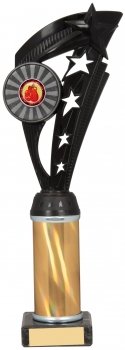 12.25Inch BLACK/GOLD SAIL TROPHY S134B