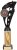 12.25" BLACK/GOLD SAIL TROPHY S134B