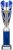 12" SILVER/BLUE TUBE TROPHY S136B