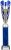 14" SILVER/BLUE TUBE TROPHY S136B
