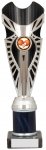 10" SILVER/BLACK TUBE TROPHY S136B