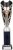 12" SILVER/BLACK TUBE TROPHY S136B