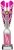 11" SILVER/PINK TUBE TROPHY S136B