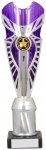 10" SILVER/PURPLE TUBE TROPHY S136B