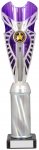 12" SILVER/PURPLE TUBE TROPHY S136B