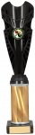 12" BLACK/GOLD TUBE TROPHY S134B