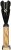 14" BLACK/GOLD TUBE TROPHY S134B