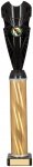 16" BLACK/GOLD TUBE TROPHY S134B