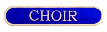 BLUE CHOIR ENAMEL BADGE