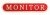RED MONITOR ENAMEL BAR BADGE