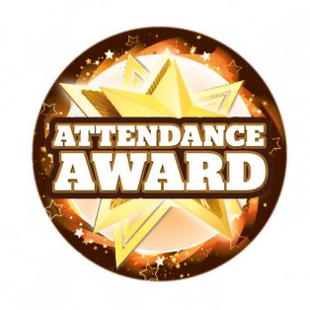 ATTENDANCE AWARD 1inchVINYL CENTRE