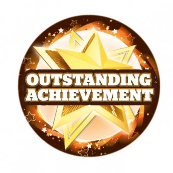 OUTSTANDING ACHIEVEMENT 1InchVINYL CENTRE